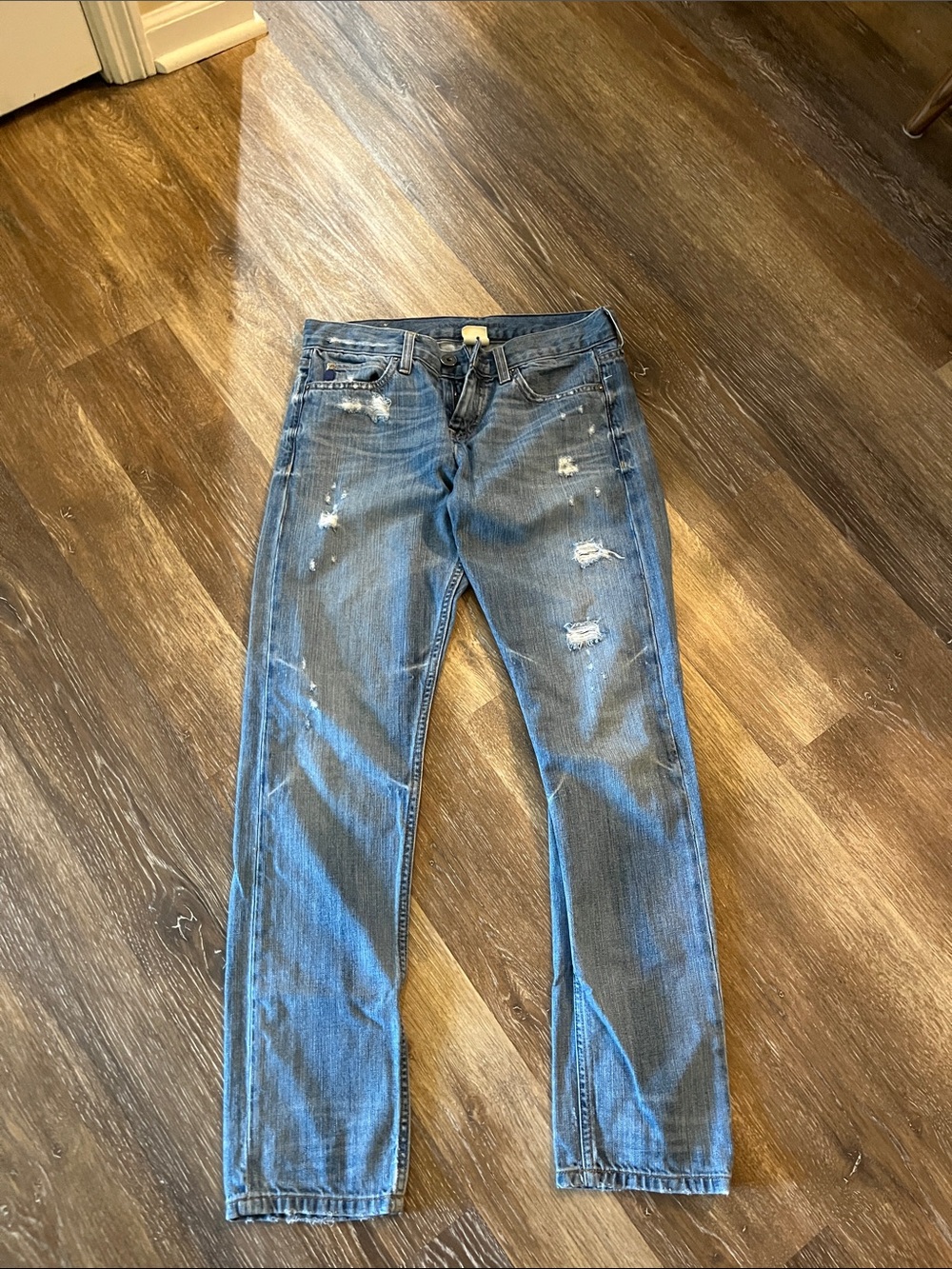 Women’s banana republic Distressed Blue Denim Jeans